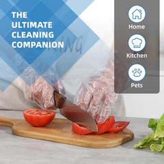 Food Prep Gloves Plastic Food Safe Gloves, Food Handling, One Size Fits Most Po