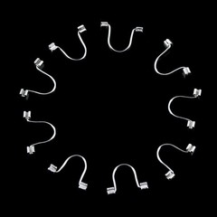10Pc/Pack Dental Orthodontic Anterior Teeth Torque Spring Rectangular Arch L/M/S