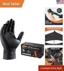 Latex & Powder Free 10 Mil Nitrile Gloves – Ideal for Salon, Cleaning & More