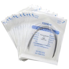 AZDENT Orthodontic Dental Heat Thermal Activated Niti Round Arch Wires 10pc/Pack