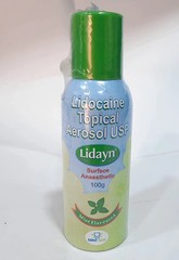 Lid*ayn Topical Mint Dent*aids Lid*ayn Sp*ray For Tattoo & Dental Use – 100gm