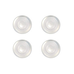 Locator Genuine Original Replacement Male Retention Inserts Caps, Standard, Clea