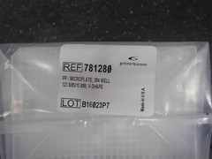 Greiner Bio-One 781280 PP 384 Well Microplate V Shape Bag of 10