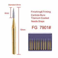 FG7901 Carbide Burs 12-BLADE TRIMMING & FINISHING CARBIDE Made in China