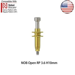 US Dental Impression Coping Open Tray Fit Nobel Biocare Conical Connection NP/RP