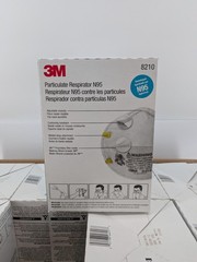 3M 8210 N95 Disposable Respirator Dust Mask | Case of 320 Masks | EXP 7/25 | New