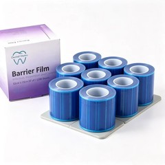 Dental Blue Barrier Film 4”x6” 1200 Sheets Infection Control Sticky Wrap