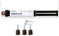 2 x META Dental NEXCORE Dual-Cured Core Build-Up Composite Resin 9gm Syr