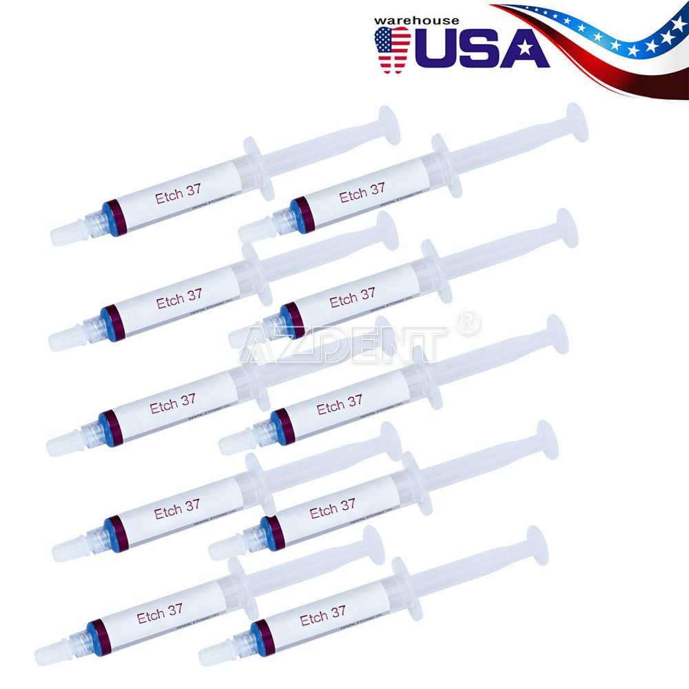 10X Dental Etching Gel 37% Acid Etchant Gel 5ml/syringe Enamel&Dentin