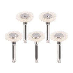 AZDENT Dental Polishing RA Brushes Wheel Goat Hair/Felt/Cotton for Contra Angle