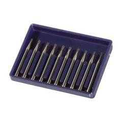 10-100pcs FG330 Dental Pear Carbide Bur High Speed 19mm Friction Grip Drill Bits