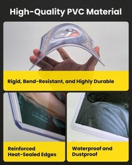 6×9 Toploader – Rigid Clear PVC Sleeves for Protecting & Mailing Jumbo Cards,…