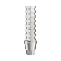 1pcs Temporary Straight Titanium Abutment With Screw Conical Connection RP