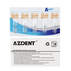 100pcs AZDENT Dental FG Diamond Burs for High Speed Handpiece Friction Grip