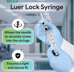 Plastic Syringes without Needle 5ml 10ml 20m 5ml 1ml Luer Lock Sterile Syringe