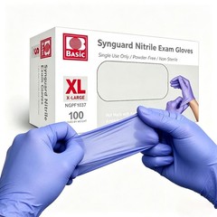 Bulk 1000PCS Nitrile Exam Gloves Disposable Powder-Free Latex-Free Food Grade