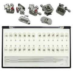 Dental Orthodontic Metal Self-ligating Ceramic Clear Crystal Brackets Braces ALL