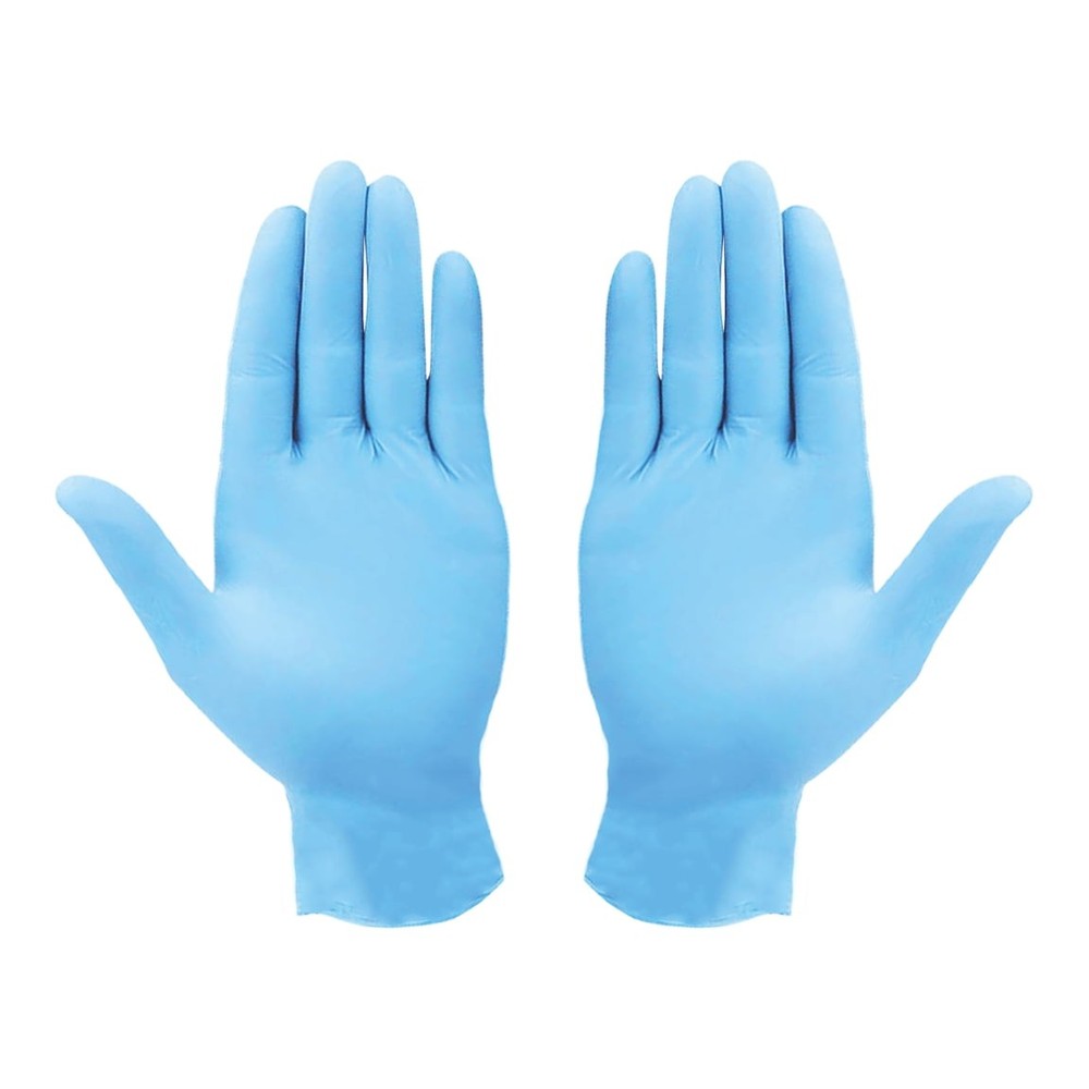 Nitrile Exam Gloves Powder Free Blue Disposable 4-Mil 200-500Pcs S M L XL