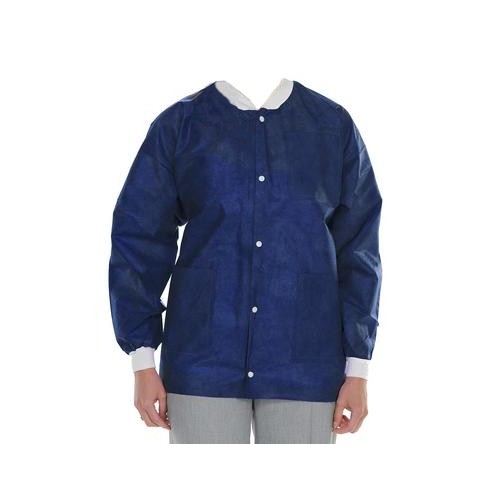 ValuMax 3630TBL ExtraSafe Jackets True Blue Large 10/Pk