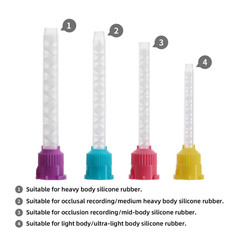 Dental Disposable Mixing Tips for Impression Material,C&B, Cements 100/pk