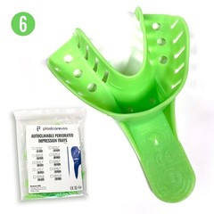 Grills Dentures Mold Mouth Impression Kit – 1lb Alginate + 12 Small Lower Trays
