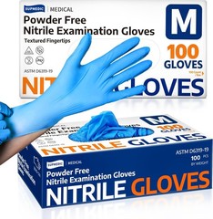 Medical Soft Max™ Nitrile Exam Gloves, 100 Count Latex Disposable Glove, Blue