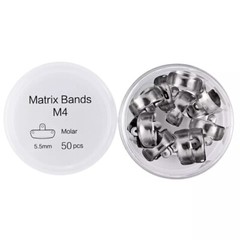 50Pcs/Box Dental Matrix Bands Sectional Contoured Matrices 3.5/4.5/6.5mm USA