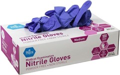 200 MedPride Powder-Free Nitrile Exam Gloves Large Large Pack of 100 x2