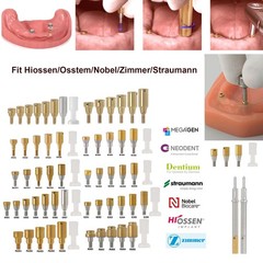 Dental Locator Abutment Attachment Tool Fit Hiossen Zimmer Nobel Straumann BEGO