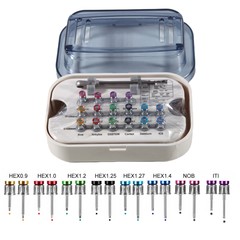 Dental Implant Prosthetic Kit Torque Wrench Screwdriver Screw Removal Drivers