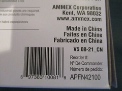 AMMEX Professional Blue Nitrile Medical Food Disposable Gloves Powder&Latex Free