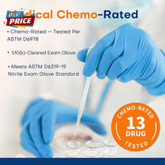 Medical Soft Max™ Nitrile Exam Gloves, 100 Count Latex-Free Powder-Free Non-Ster