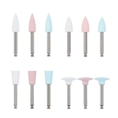 Dental Composite Polishing Burs Kit RA HP Ceramic Porcelain /Low Speed Handpiece