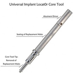 Dental Zimmer Tapered Screw-Vent Locator Abutments TSV Ø3.5/4.5mm Retention Caps