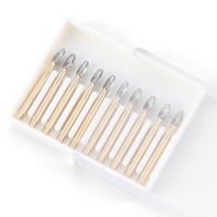 AZDENT 10 Pcs Dental Carbide Trimming & Finishing Burs FG For High Speed Handpie