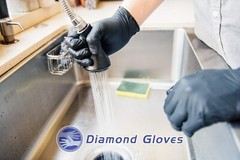 Advance Black Nitrile Exam Gloves IF63 Thick 6 Mil Black Gloves 100 PCS M/L/XL