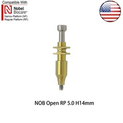 US Dental Impression Coping Open Tray Fit Nobel Biocare Conical Connection NP/RP