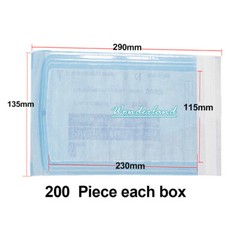 200*Self-sealing Sterilization Pouch Bags Dental Disposable Sterilizer Bag Pouch