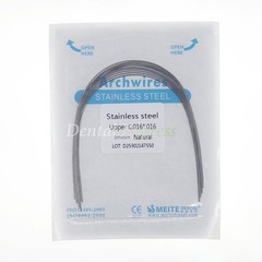 Dental S.S Orthodontic Arch Wire Stainless Steel Round Rectangular Natural Form