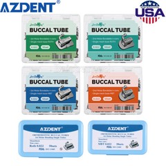 AZDENT Dental Ortho Buccal Tube 1st 2nd Molar Roth/MBT 022 Monoblock/Mesh Base