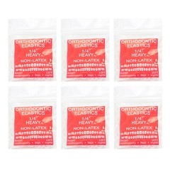 JMU Elastics Bands for Orthodontic Dental Braces Teeth Latex Free Light – Heavy