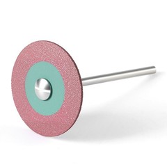 牙科橡胶钻石抛光机轮盘适用于瓷器/锆石 5 种尺寸-