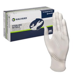 Halyard Sterling Nitrile Exam Gloves Large Pack Of 100 Grey Latex Free Ambid…