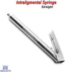 Pen Style Syringe Intraligamental Dental Anesthetics Injection Straight Tip New