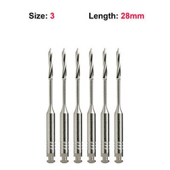 Peeso Reamers Endodontic DRILLS Drill #3 28mm 6/Pkg Top Quality