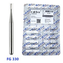 10-100pcs Dental Carbide Burs FG 330 Friction Grip Bits for High Speed Handpiece