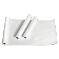 Exam Table Paper, Deluxe Crepe, 18″ x 125ft, White, 12 Rolls/Carton