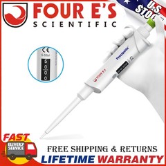 8pc 0.1μl-10ml Micropipette Adjustable Volume Manual Single Channel Pipettor Set