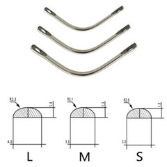 20Pcs/Pack Dental Stainless Steel Teeth Repair Palatal Bars/Lingual Bars S/M/L