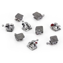 10 Packs AZDENT Dental Orthodontic Bracket Monoblock MIM Mini Roth.022 345 Hooks